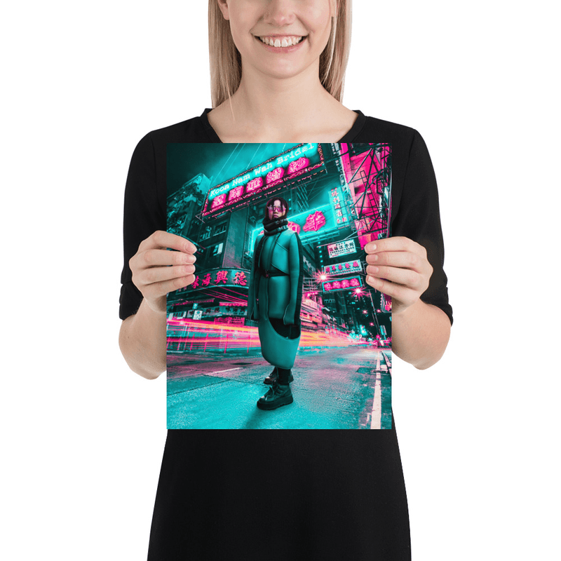 Vibrant Night Wanderer, 11×14 mockup